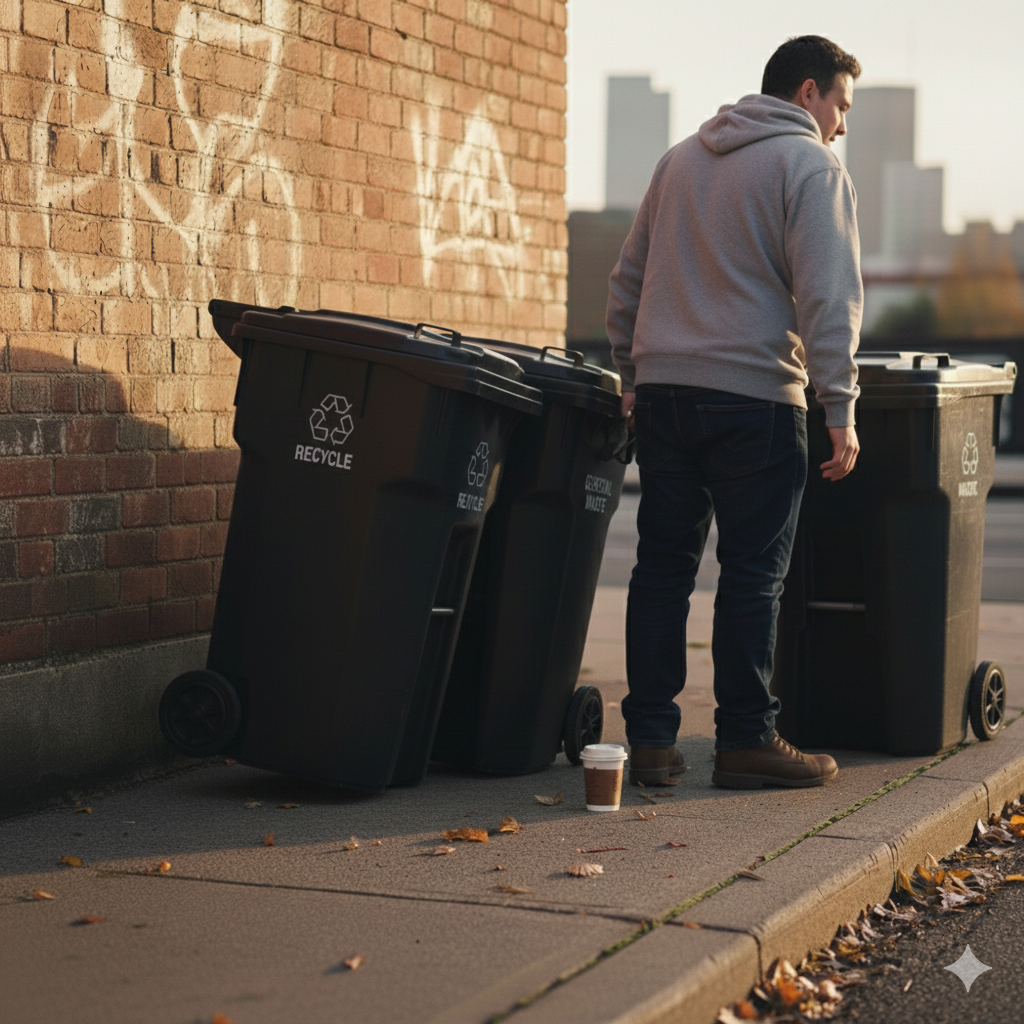 Trash valet 3 bins/weekly